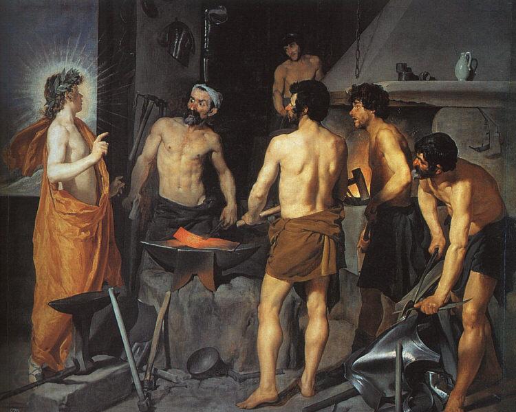 Diego Velazquez The Forge of Vulcan